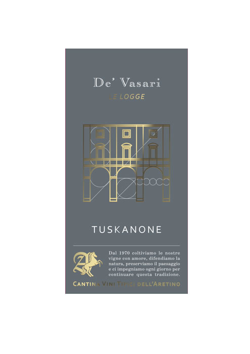 Tuskanone Rosso Toscano IGT Label | Tuscan wine