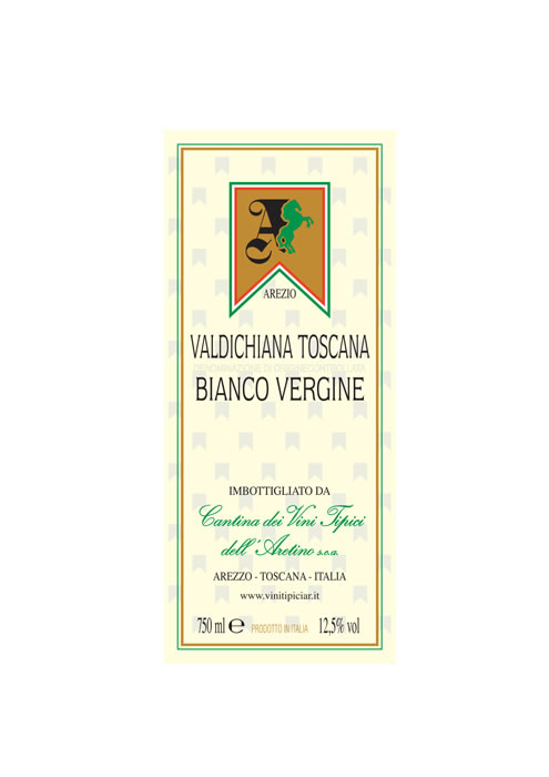 Valdichiana Toscana Bianco DOC Label | Tuscan wine